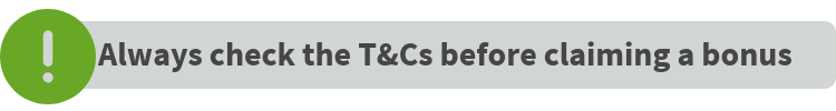 Bonuses T&Cs