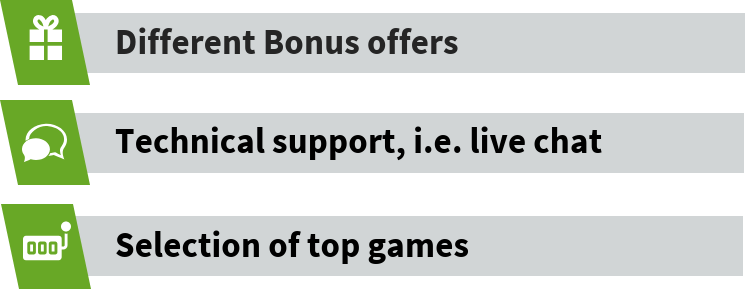 Casino offers