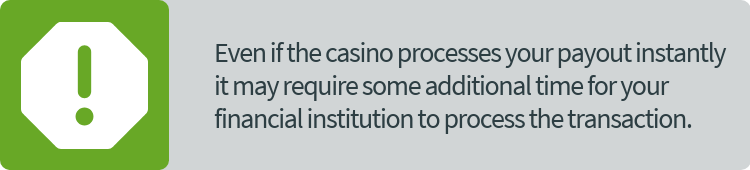 Note on fast payouts