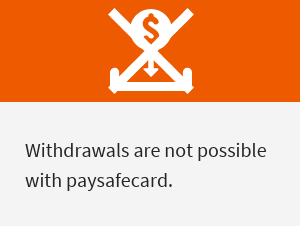 Paysafecard withdrawals note
